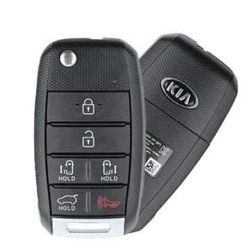2015-2018 Kia Sedona / 6-Button Flip Key / PN: 95430-A9300 / TQ8-RKE-4F21 (YP 6BT) (OEM Refurb)