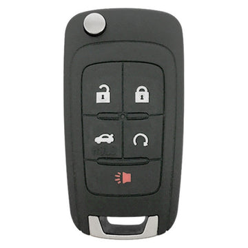 2014-2017 Chevrolet / 5-Button Flip Key / Non PEPS / PN: 13586490 / KR55WK50073 (OEM Refurb)