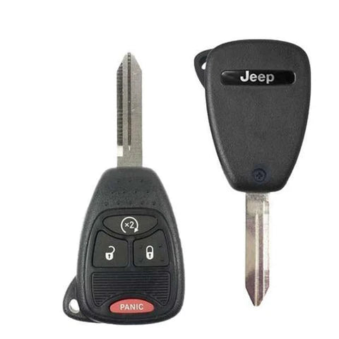 2005-2018 Jeep Dodge / 4-Button Remote Head Key / PN: 68039414AA / OHT692427AA (OEM Refurb)