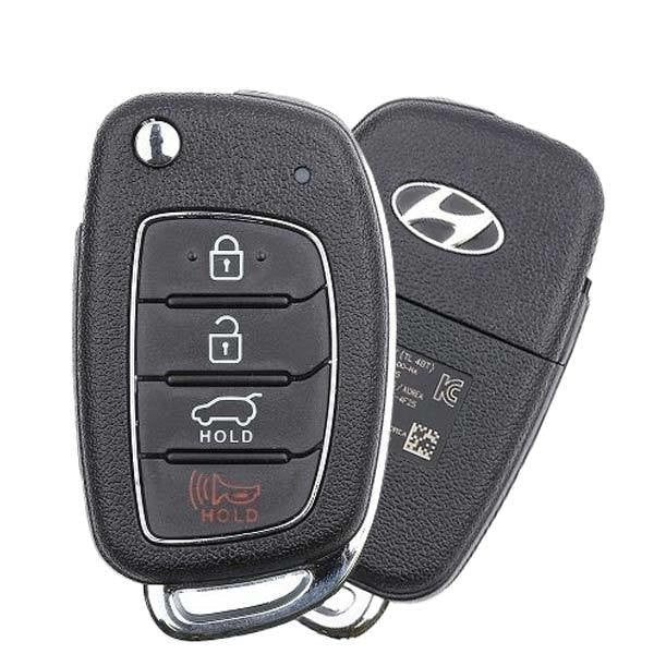 2015-2019 Hyundai Tucson / 4-Button Remote Flip Key / PN: 95430-D3010 / TQ8-RKE-4F25 (OEM)