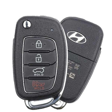 2015-2019 Hyundai Tucson / 4-Button Remote Flip Key / PN: 95430-D3010 / TQ8-RKE-4F25 (OEM)