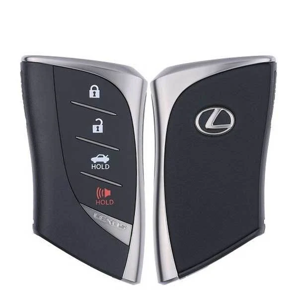 2018-2021 Lexus LS500 / 4-Button Smart Key / PN: 8990H-50010 / HYQ14FBF (Non Hybrid Black Logo) (OEM)
