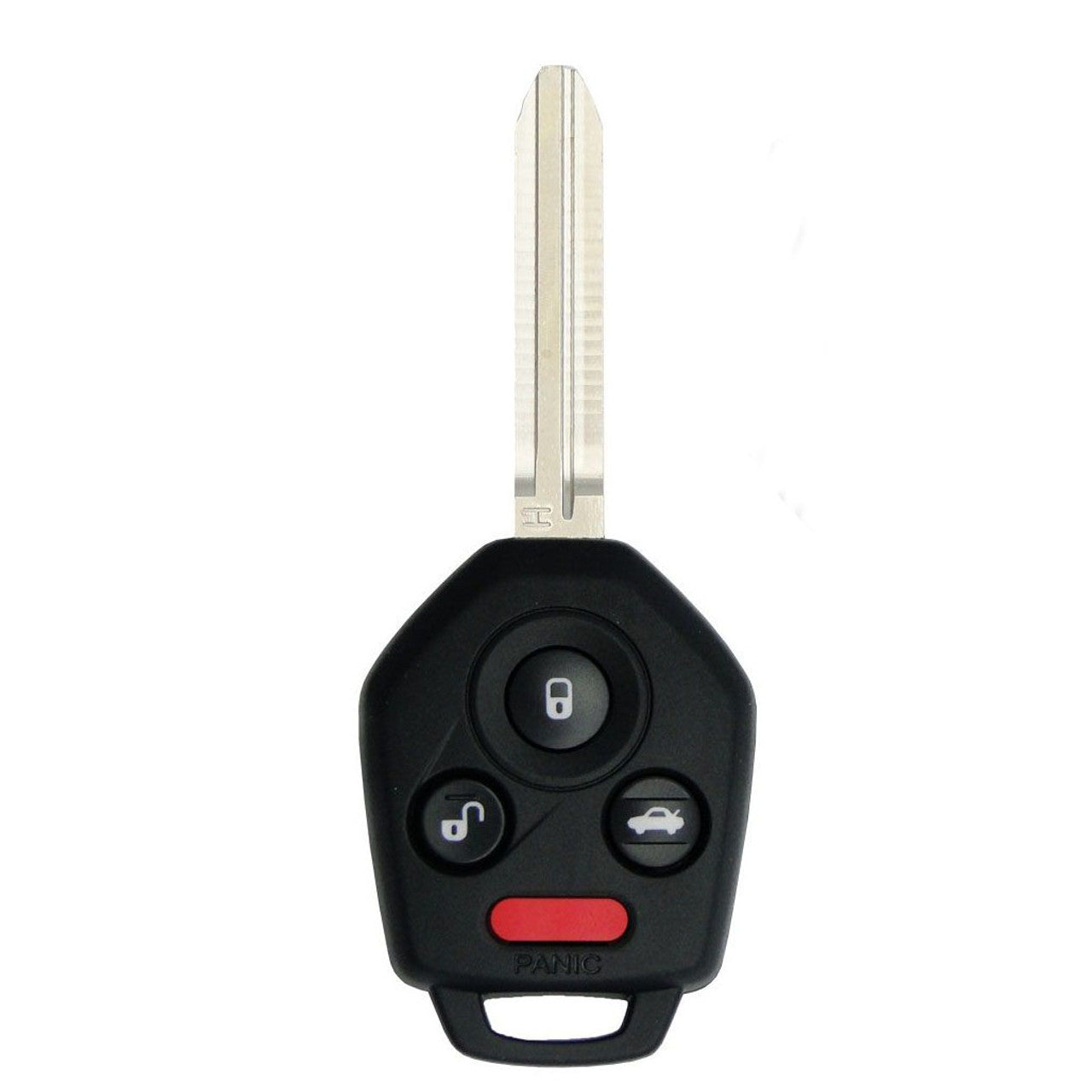 Subaru 4 Button Remote Key Combo CWTB1G077 / 57497-SJ050 / H Chip - Gray Pod - Refurbished Recased 182381