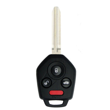 Subaru 4 Button Remote Key Combo CWTB1G077 / 57497-SJ050 / H Chip - Gray Pod - Refurbished Recased 182381