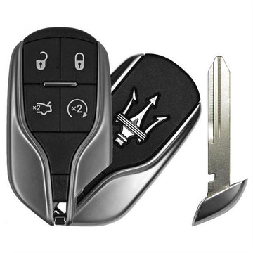 2014-2016 Maserati Ghibli / Quattroporte / 4-Button Smart Key w/ Panic  / PN: 5923545  / M3N-7393490 (OEM)