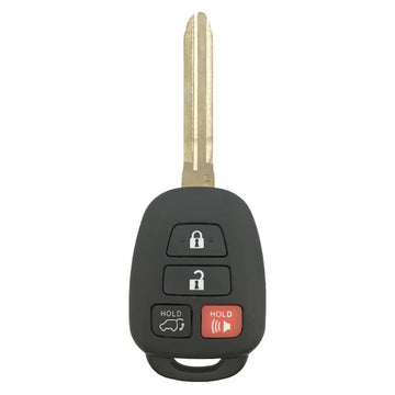 2013-2019 Toyota / 4-Button Remote Head Key / PN: 89070-0R100 / GQ4-52T/ H Chip (OEM Refurb)