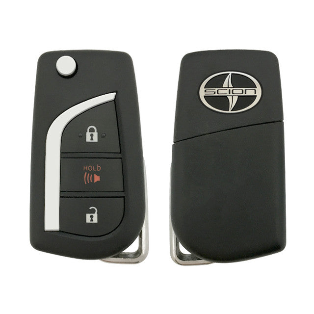 2014-2015 Scion tC / 3-Button Flip Key / PN: 89070-21150 / MOZB95TH (G Chip) (OEM Refurb)