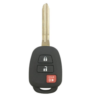 2013-2019 Toyota RAV4 Prius C / 3-Button Remote Head Key / PN: 89070-42D30 / HYQ12BDM (H Chip) (OEM Refurb)