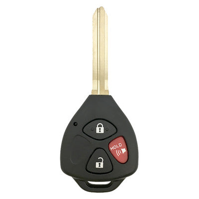 2015 - 2017 TOYOTA YARIS - 3 Button Remote Head Key HYQ12BBY, H - Chip - (OEM Refurbished)