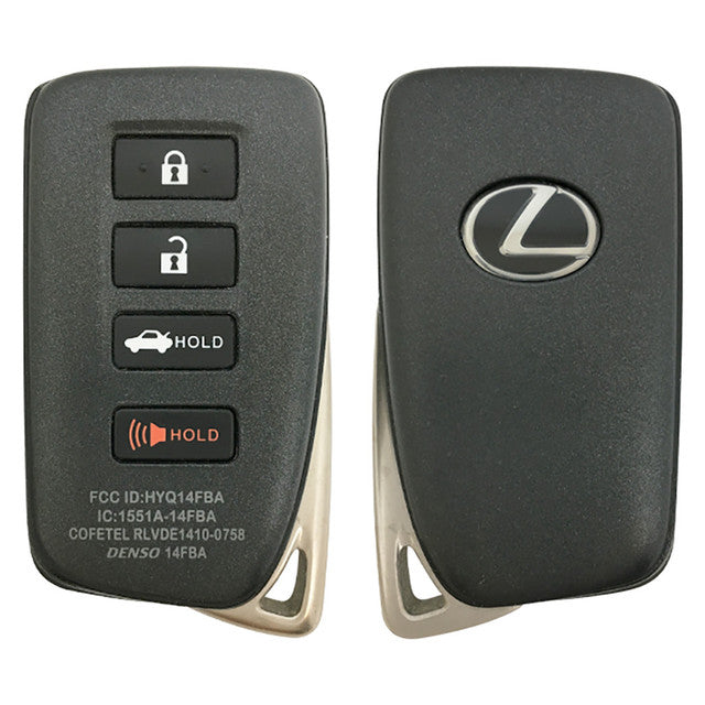 2013-2020 Lexus / 4-Button Smart-Key / PN: 89904-06170 / HYQ14FBA (G Board – 0020) (OEM Refurb)