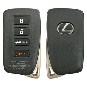 2013-2020 Lexus / 4-Button Smart-Key / PN: 89904-06170 / HYQ14FBA (G Board – 0020) (OEM)