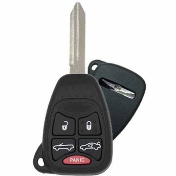 2008-2014 Chrysler Sebring Convertible / 200 / 5-Button Remote Head Key / PN: 68025034AA  / OHT692427AA (OEM Refurb)