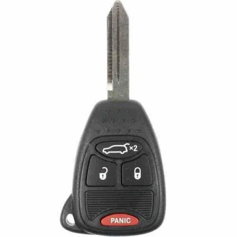 2005-2013 Dodge Avenger Charger / 4-Button Remote Head Key / PN: 05191964AA / OHT692713AA (OEM Refurb)