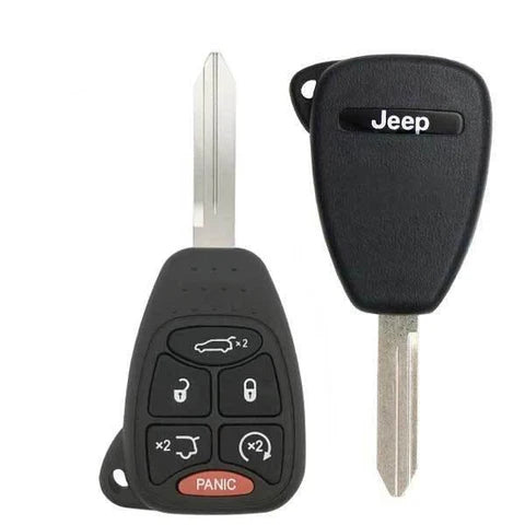 2007-2009 Jeep Commander / 6-Button Remote Head Key / PN: 68003461AA / OHT692427AA (OEM Refurb)