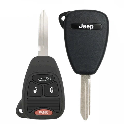 2005-2012 Jeep / 4-Button Remote Head Key / PN: 05026112AB / OHT692427AA (OEM Refurb)