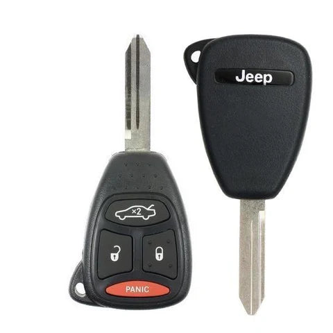 2005-2007 Jeep Commander Cherokee / 4-Button Remote Head Key / PN: 56038768AA / KOBDT04A (OEM Refurb)