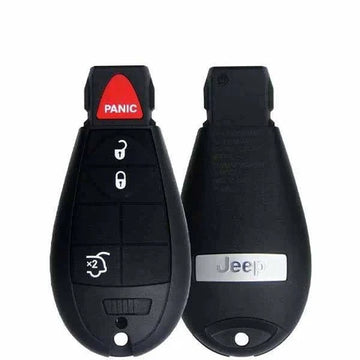 2008-2010 Jeep Grand Cherokee Commander / 4-Button Fobik Key / PN: 68066848AE / IYZ-C01C (OEM Refurb)