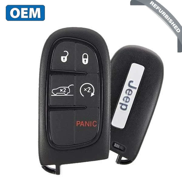 2014-2021 Jeep Cherokee / 5-Button Smart Key / PN: 68141580AF / GQ4-54T (OEM Refurb)