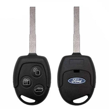 2011-2017 Ford Fiesta / 3-Button Remote Head Key / PN: 164-R8043 / KR55WK47899 / HU101 / Chip 80 Bit (OEM Refurb)