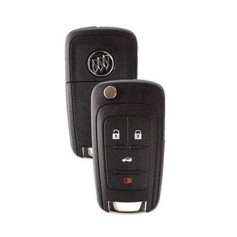 2010-2021 Buick Lacrosse / 4-Button Flip Key / PN: 5912555 / OHT01060512 (OEM Refurb)