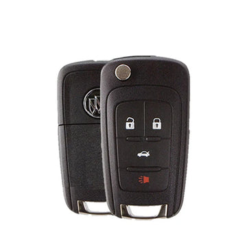 2010-2017 Buick Allure Lacrosse Regal / 4-Button Flip Key / PN: 5912558 / OHT-05918179 PEPS (Strattec)