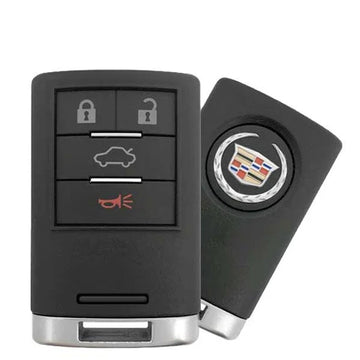 2008-2015 Cadillac CTS / DTS / STS / 4-Button Smart Key / PN: 25946299 / M3N5WY7777A (OEM Refurb)