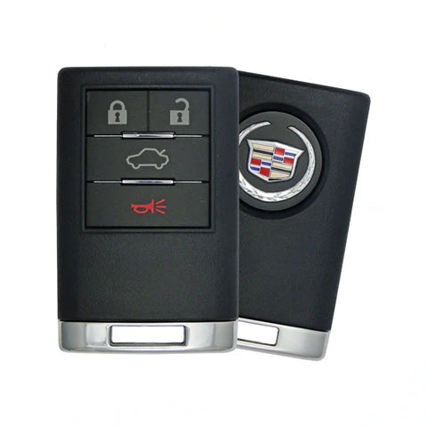 2008-2013 Cadillac CTS DTS / 4-Button Keyless Entry Remote / PN: 22889450 / OUC6000066 (OEM Refurb)