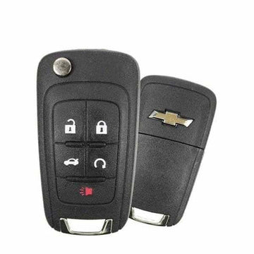 2010-2019 Chevrolet  / 5-Button Flip Key HS / non PEPS / PN: 13500226 / OHT01060512 / OHT05918179 (OEM Refurb)