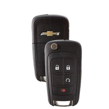 2010-2019 Chevrolet Equinox / Sonic / 4-Button Remote Flip Key / PN: 5913597 / OHT01060512 (Strattec)