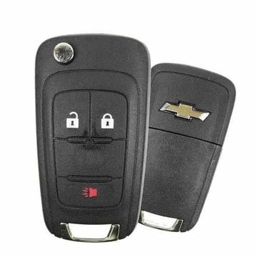 2010-2018 Chevrolet / 3-Button Flip Key / PN: 5913598 / OHT01060512 (OEM Refurb)