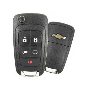 2011-2015 Chevrolet Volt / 5-Button Flip Key w/ Plug-In / PN: 22923862 / OHT05918179 / PEPS (OEM)