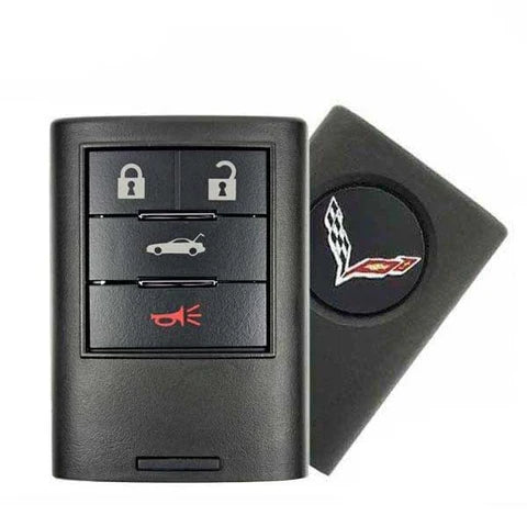 2005-2013 Chevrolet Corvette / 4-Button Smart Key / PN: 25926480 25926479 / M3N-5WY7777A (OEM Refurb)