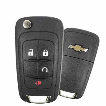 2010-2019 Chevrolet Equinox Sonic / 4-Button Flip Key HS / PN: 20835404 / OHT01060512 (OEM Refurb)