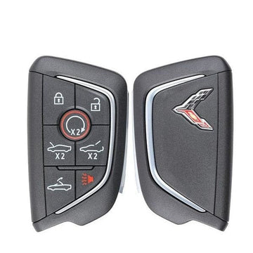 2020 Chevrolet Corvette C8 / 7-Button Smart Key / PN: 13538852 / YG0G20TB1 (Chrome Logo) (OEM)