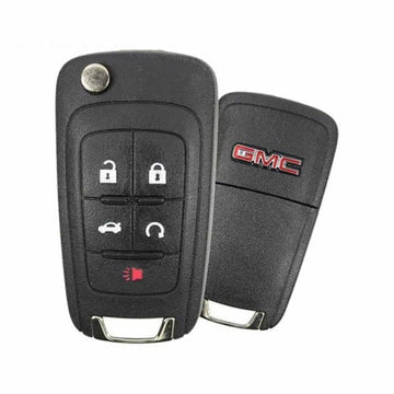 2010-2022 GMC Terrain / 5-Button Flip Key / PN: 13501514 / OHT01060512 (OEM Refurb)