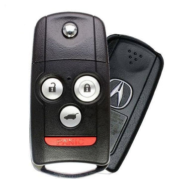 2007-2013 Acura MDX / 4-Button Flip Key / PN: 35111-STX-326 / N5F0602A1A (OEM Refurb)