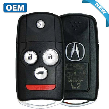 2007-2013 Acura MDX / 4-Button Flip Key / PN: 35111-STX-329 / N5F0602A1A (Driver 2) (OEM)