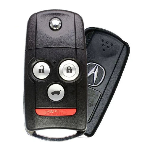 2010-2014 Acura ZDX TSX / 4-Button Flip Key / PN: 35113-SZN-A00 / MLBHLIK-1T (Driver 1) (OEM)