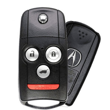 2010-2014 Acura ZDX TSX / 4-Button Flip Key / PN: 35113-SZN-A10 / MLBHLIK-1T (Driver 2) (OEM)