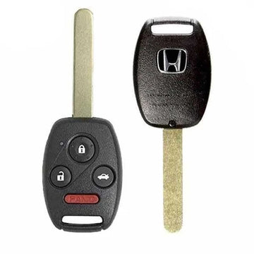 2012-2014 Honda Civic / Accord Plug In / 4-Button Remote Head Key / PN: 35118-TR0-A00 / N5F-A05TAA(OEM)