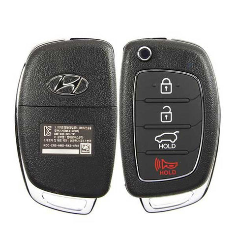 2013-2016 Hyundai Santa FE / 4-Button Flip Key / PN: 95430-2W100 / RKE-4F07 (KOREA) (OEM)