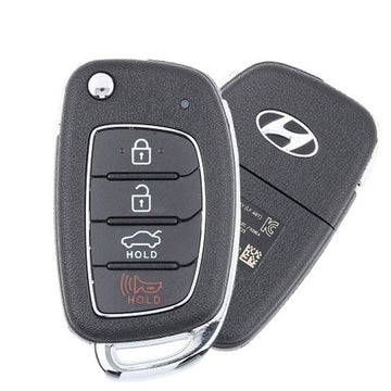 2017-2020 Hyundai Sonata / 4-Button Remote Flip Key / PN: 95430-C1210 / TQ8-RKE-4F25 (LF 4BT) (OEM)