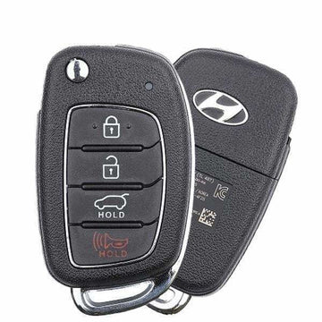 2015-2019 Hyundai Tucson / 4-Button Remote Flip Key / PN: 95430-D3010 / TQ8-RKE-4F25 (OEM Refurb)