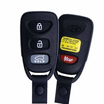 2012-2017 Hyundai Elantra / 4-Button Keyless Entry Remote / PN: 5074A-RKE3F03 / TQ8RKE-3F03 (OEM Refurb)