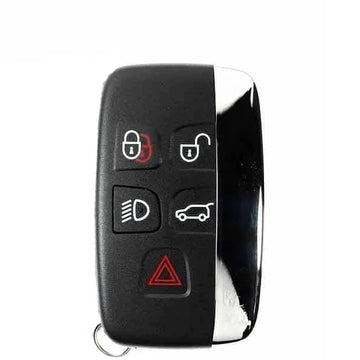 2010 - 2020 Land Rover Range Rover Key Evoque Sport / 5-Button Smart Key / PN:  BJ32-15K601-AB / KOBJTF10A (OEM Refurb)