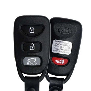 2006-2010 Kia Optima / 4-Button Keyless Entry Remote / PN: 954430-2G200 / OSLOKA-310T (OEM Refurb)