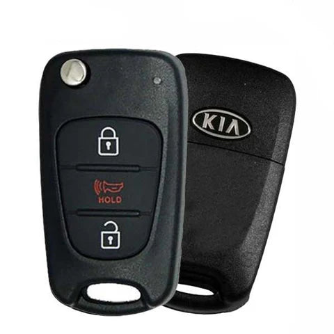 2010-2012 Kia Soul / 3-Button Flip Key / PN: 95430-2K250 / NYOSEKSAM11ATX (OEM)