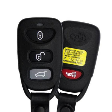 2007-2010 Kia Sorento Rondo / 4-Button Keyless Entry Remote / PN: 95430-3E511 / PLNHM-T011 (OEM Refurb)