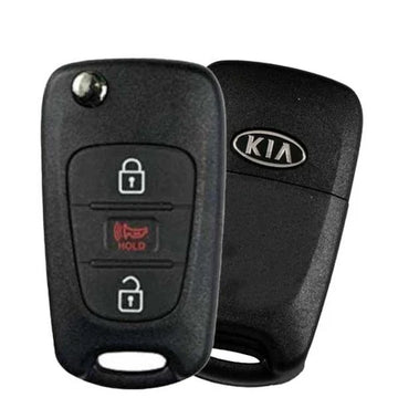 2012-2013 Kia Sportage / 3-Button Flip Key / PN: 95430-3W701 / NYOSEKSAM11ATX (SL) (OEM Refurb)