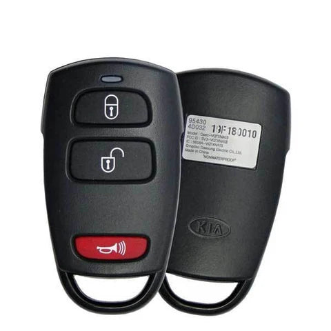 2009-2014 Kia Sedona / 3-Button Keyless Entry Remote / PN: 95430-4D032 / SV3-VQTXNA13  (OEM Refurb)